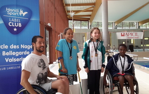Le CNBV Handisport a accueilli 47 nageurs de la région Rhône-Alpes pour leur 4ième journée