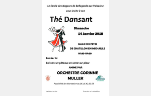 Notre Thé Dansant du 14 janvier 2018