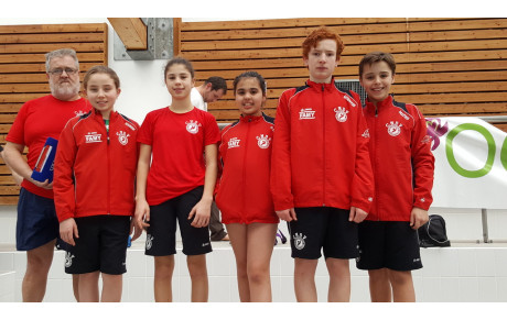 1ère journée Natathlon pour la catégorie Jeunes  ce dimanche 12/02 à Ambérieu-en-Bugey